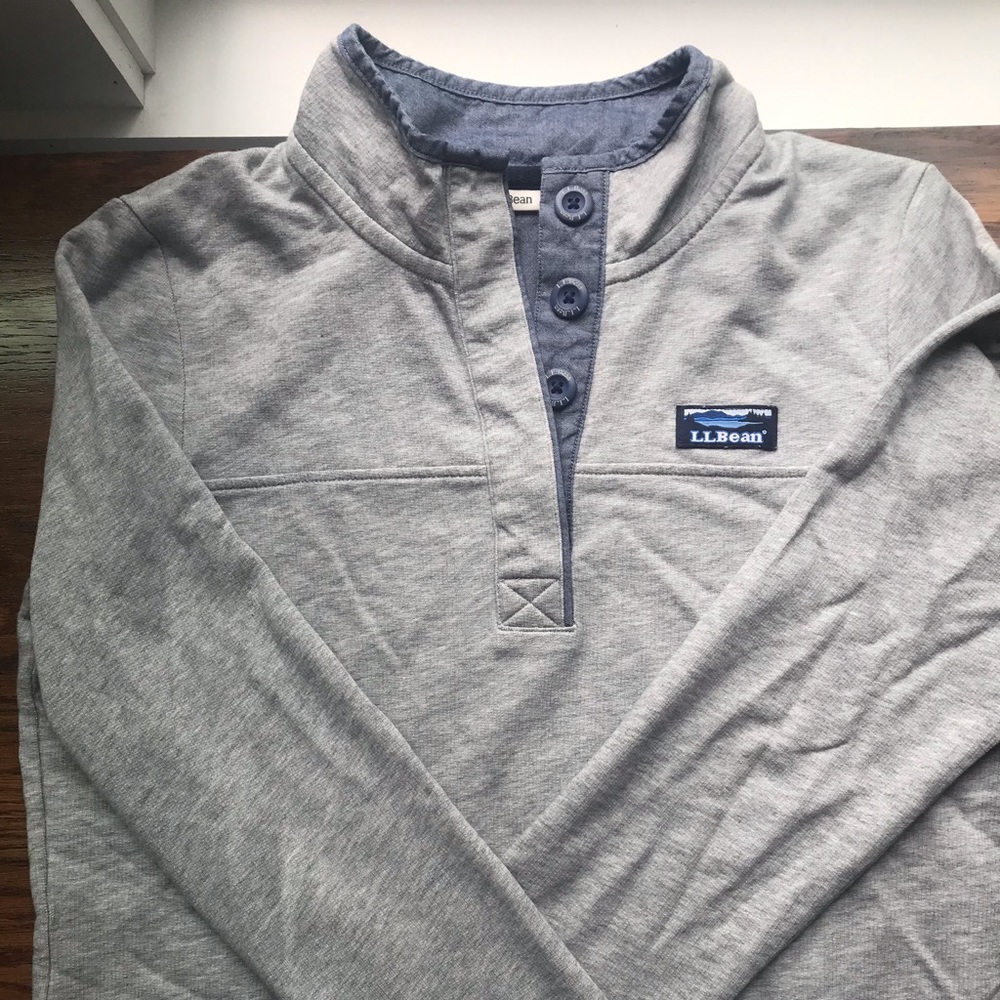 L.L. Bean Women’s Soft Cotton Rugby Sweatshirt